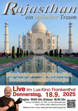 Filmplakat Rajasthan - Ein indischer Traum _ Neuer Termin: 18.09.2025