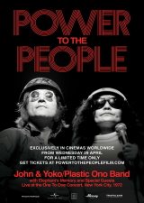 Filmplakat Power To The People: John und Yoko Live in NYC